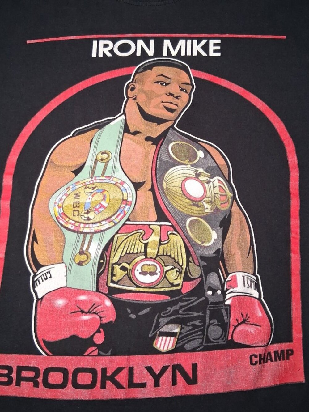 Iron Mike Tyson Shirt L Men Black Truth Boxing Champion Champ Boxer Graphic T